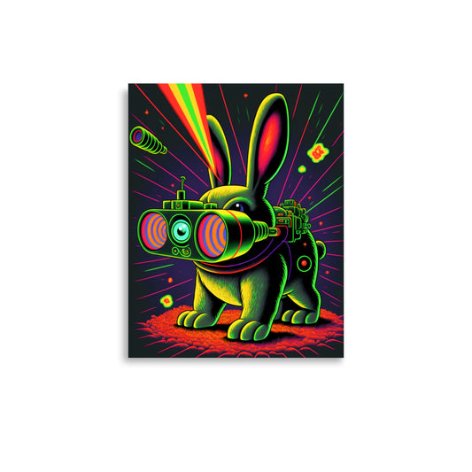 Ro-Bunny: Vibrant - Luster Poster