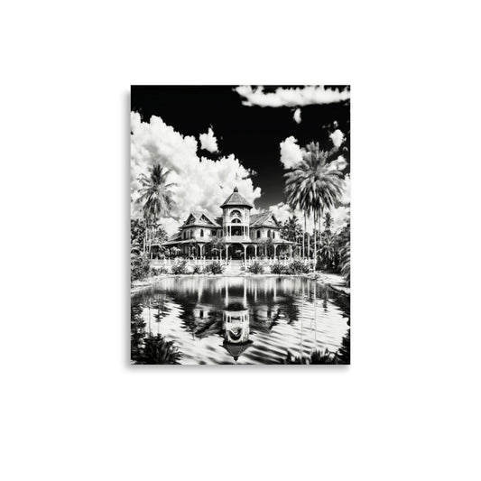 Holiday Home: B&W - Luster Poster