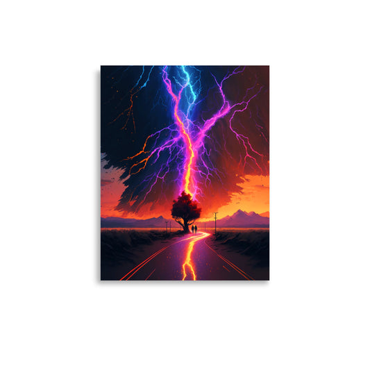 Electrical Energy: Vibrant - Luster Poster