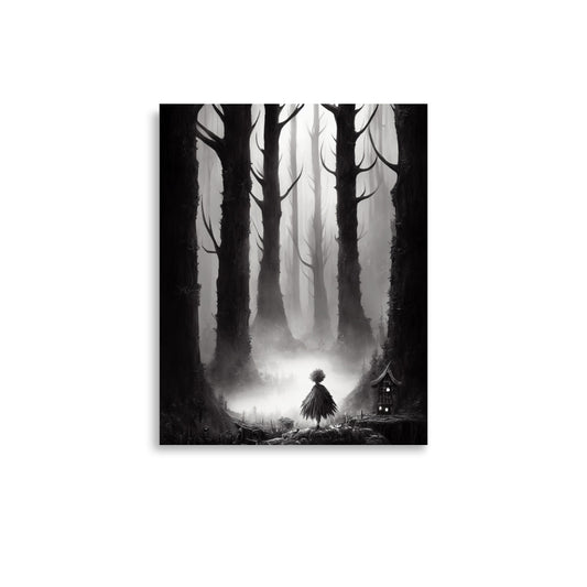 Familiar Forests: B&W - Luster Poster