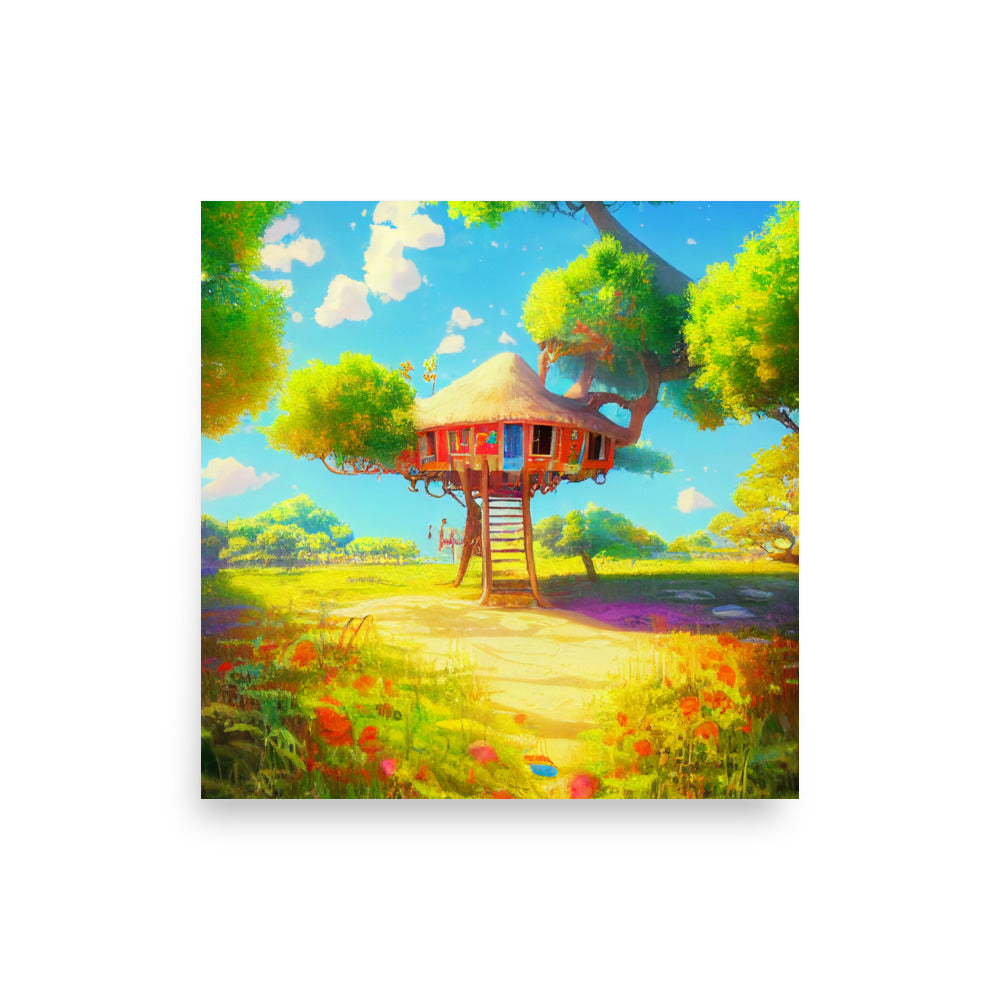 TreeHouse Vibes: Vibrant - Luster Poster