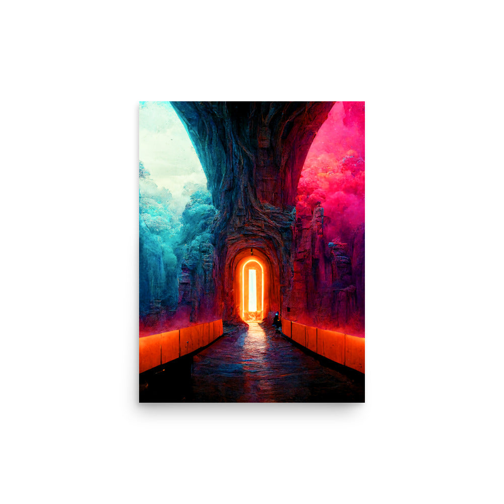 Portal Jumping: Vibrant - Luster Poster