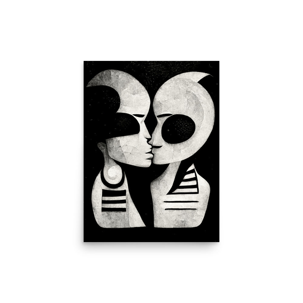 Ancient Love: B&W - Luster Poster