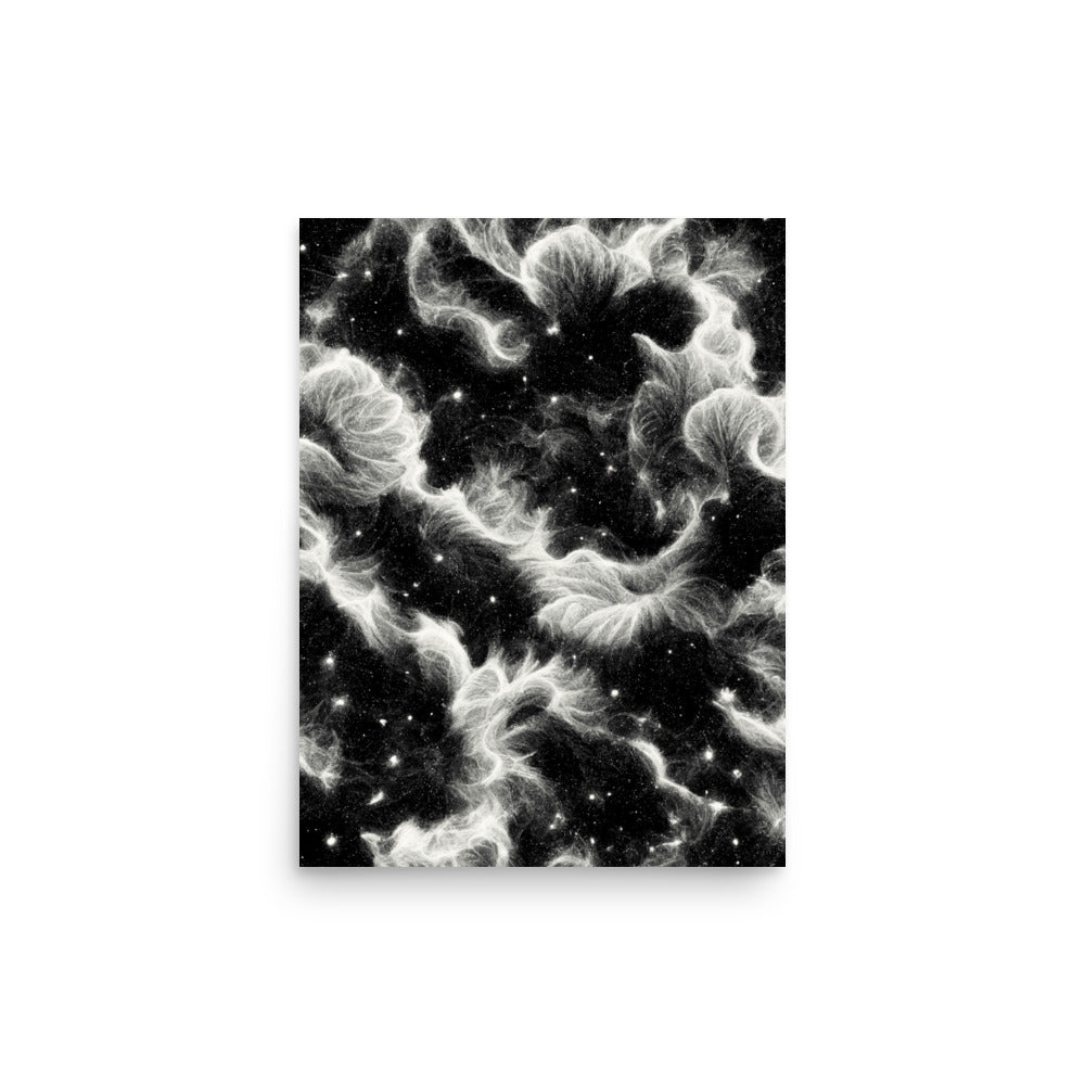 Star Gazing: B&W - Luster Poster