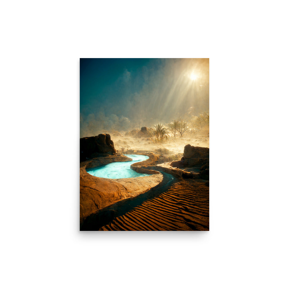 Desert Oasis: Neutral - Luster Poster