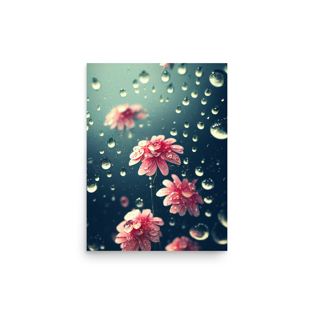 Calming Rain: Neutral - Luster Poster