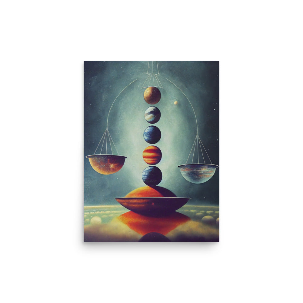 Balancing Act: Neutral - Luster Poster