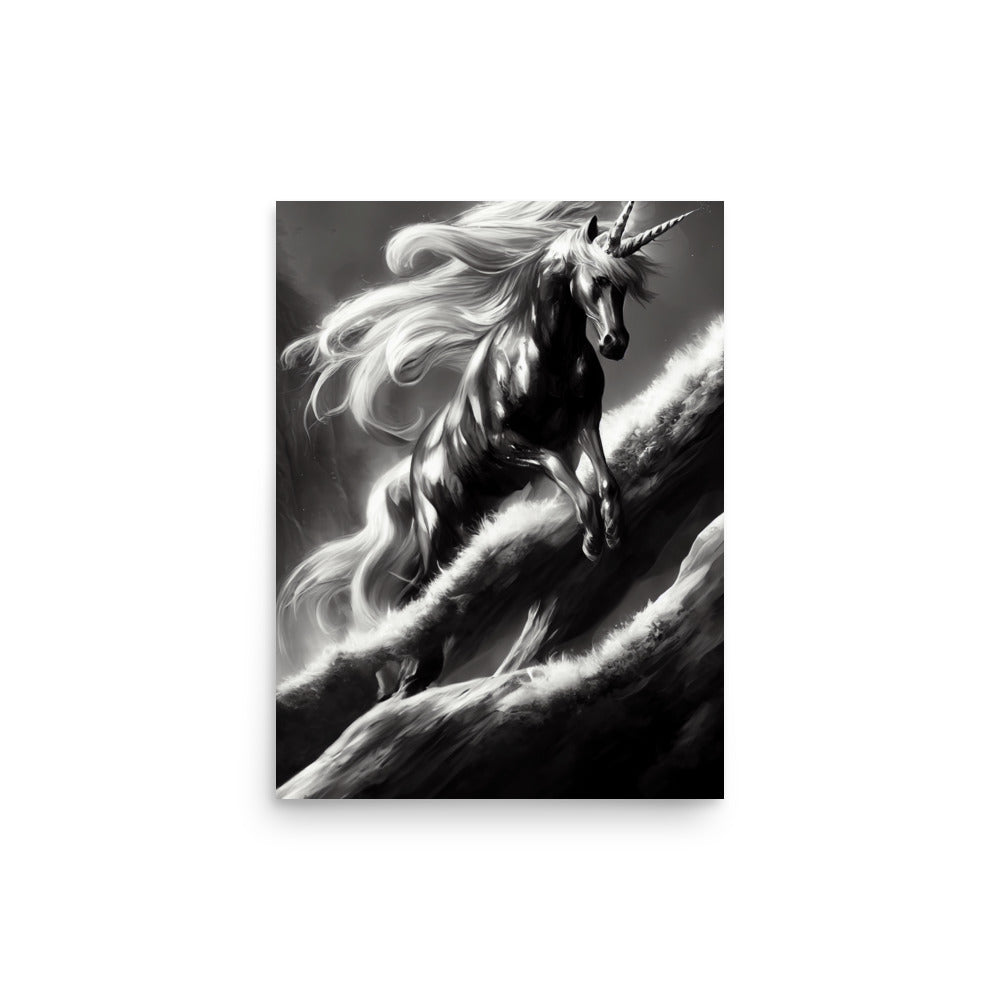 Fantasy Features: B&W - Luster Poster