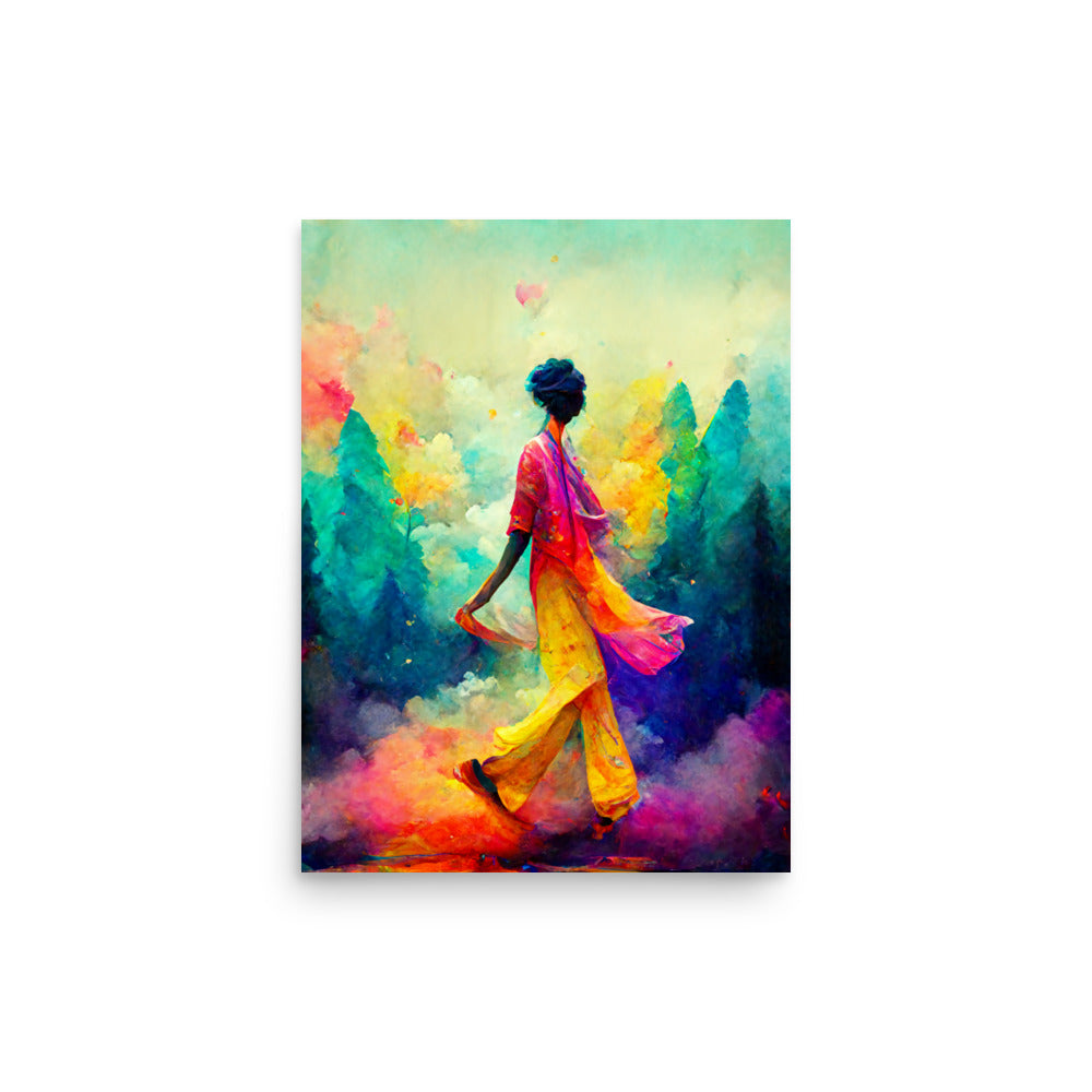 Dream Walking: Vibrant - Luster Poster