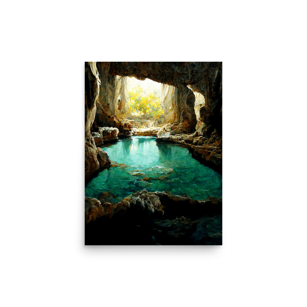 Cave Diving: Neutral - Luster Poster