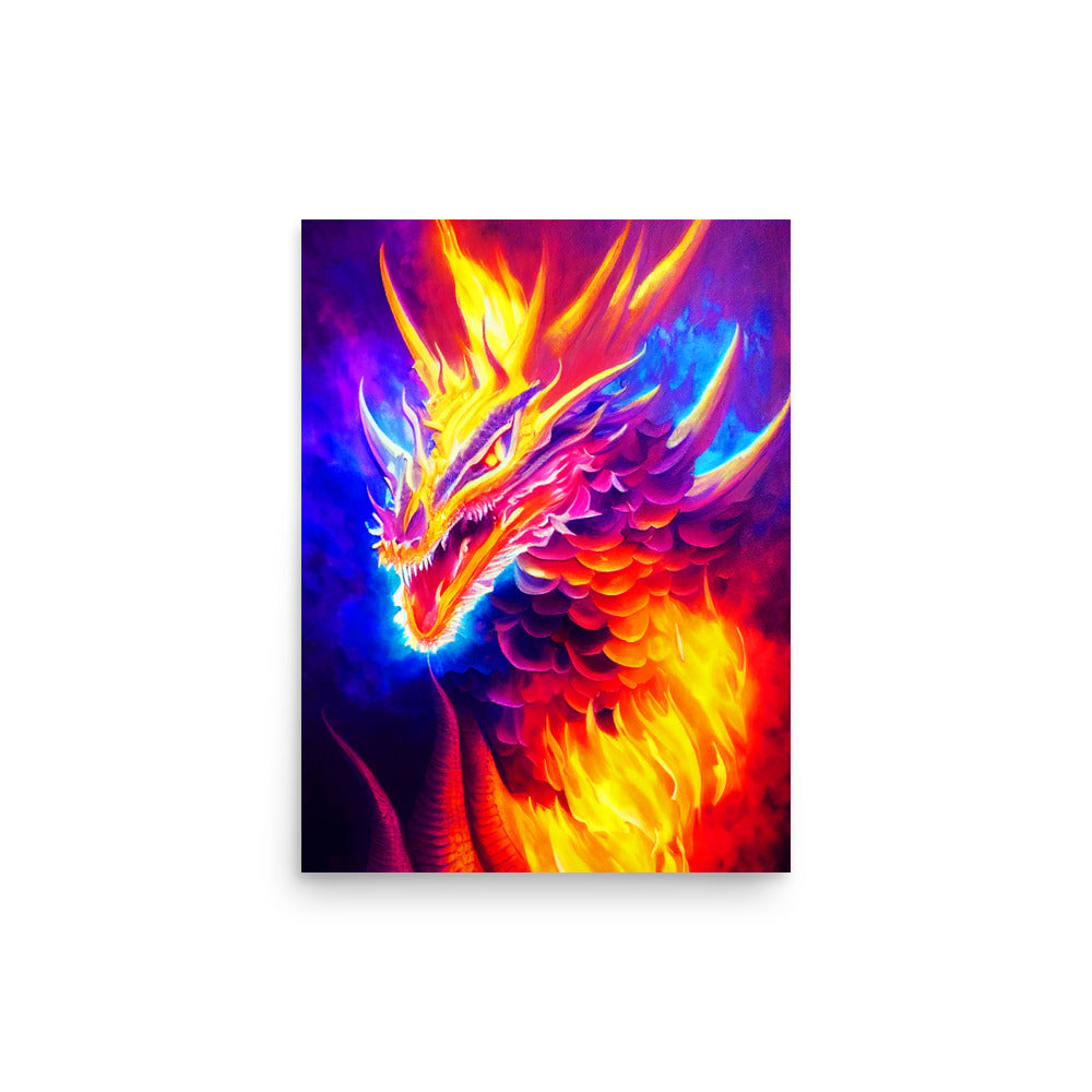 Fiery Friend: Vibrant - Luster Poster