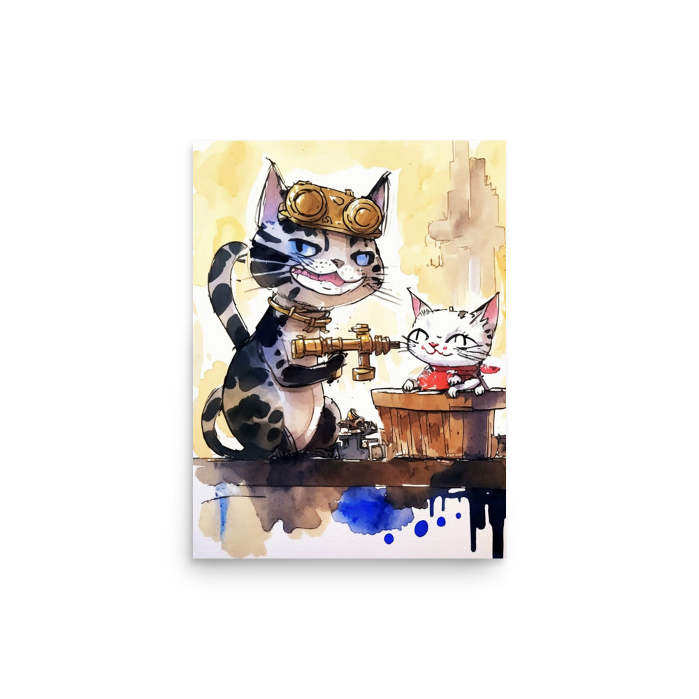 Pet Paintings: Neutral - Luster Poster