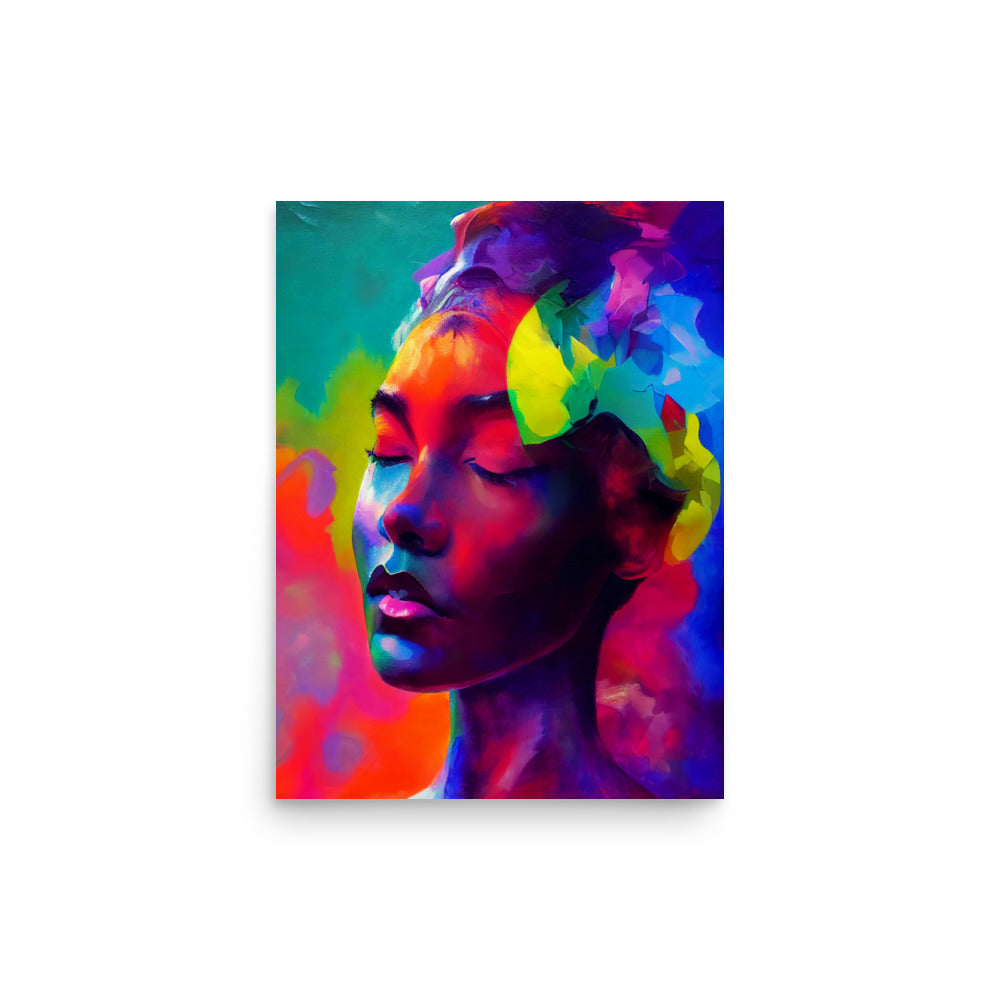 Serene Power: Vibrant - Luster Poster