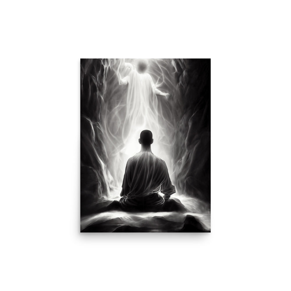 Calm Meditations: B&W - Luster Poster