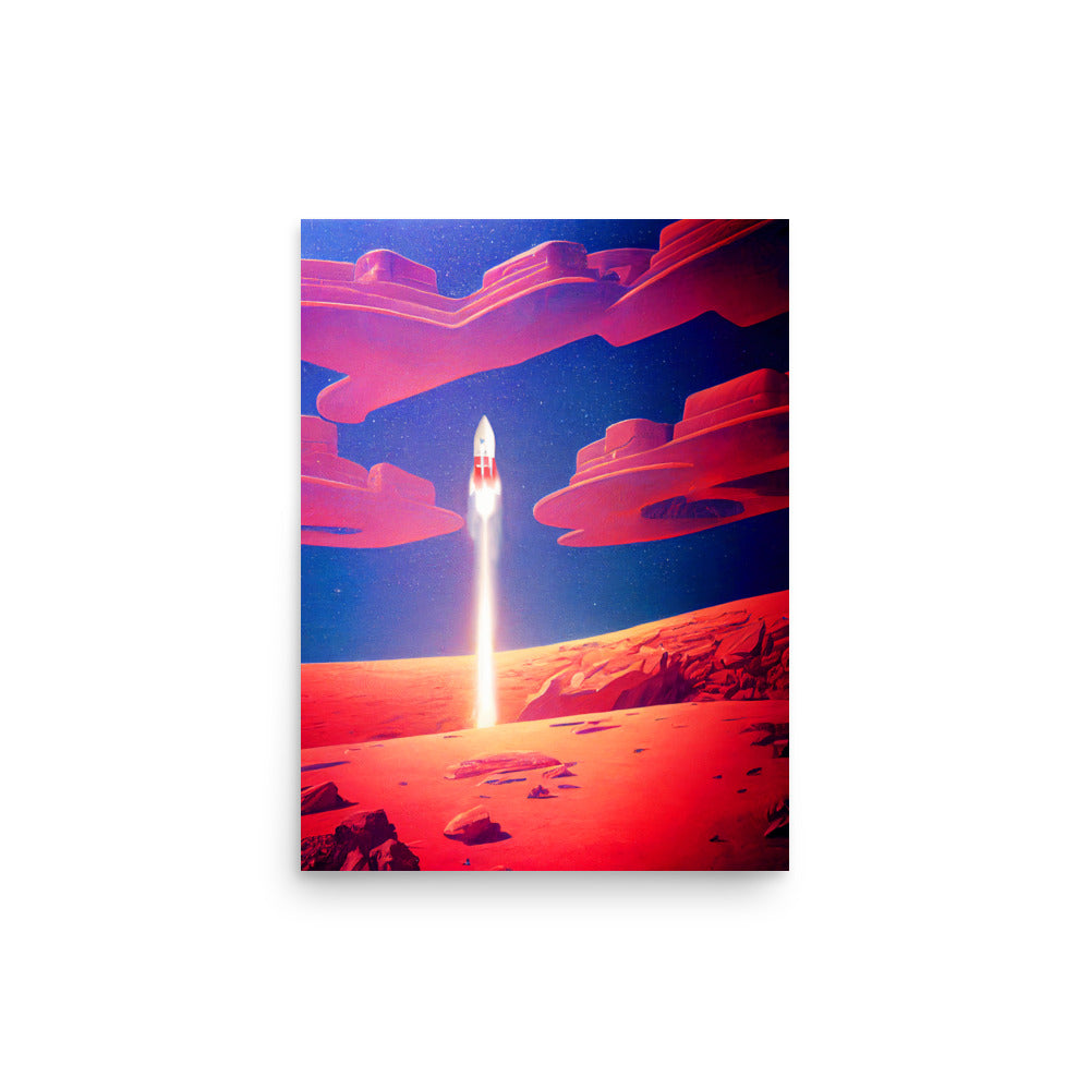 Space Race: Neutral - Luster Poster