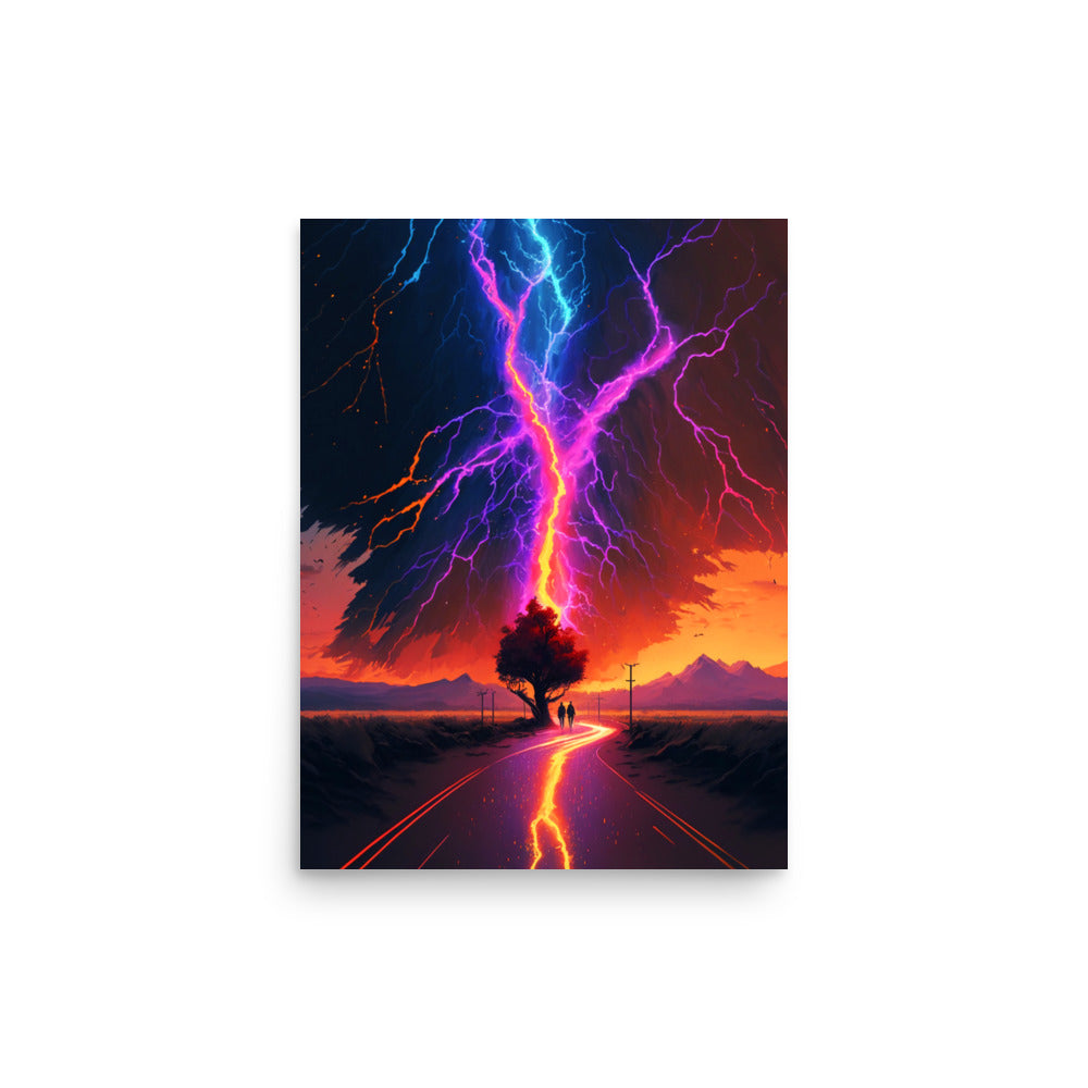 Electrical Energy: Vibrant - Luster Poster