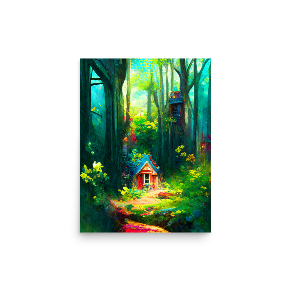 Familiar Forests: Vibrant - Luster Poster