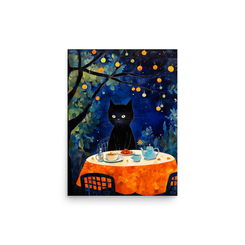 Feline Dinner N2 - Luster Poster