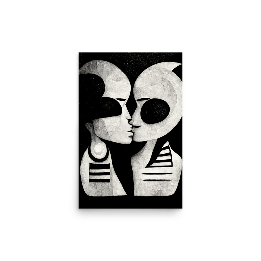 Ancient Love: B&W - Luster Poster