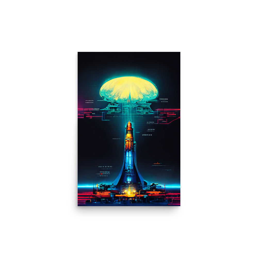 Rocket Design: Vibrant - Luster Poster