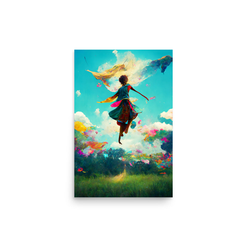 Flying Free: Vibrant - Luster Poster