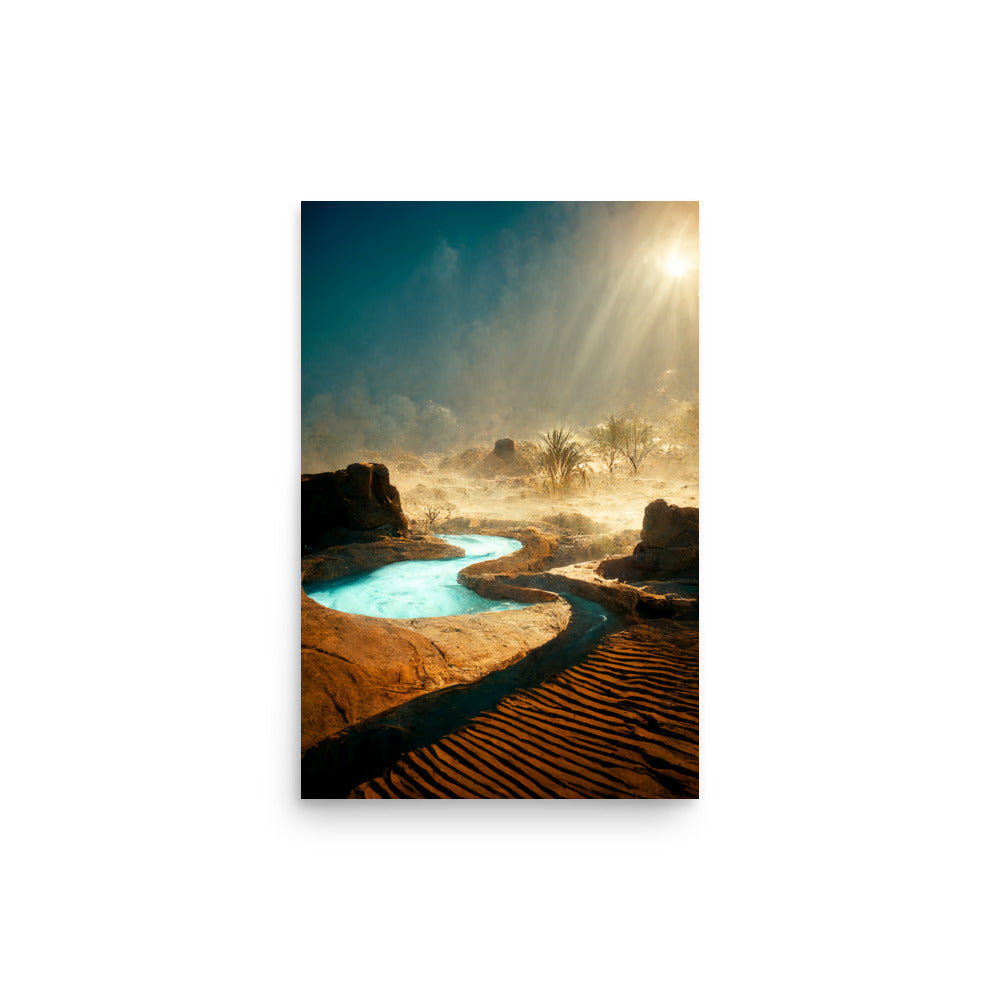 Desert Oasis: Neutral - Luster Poster