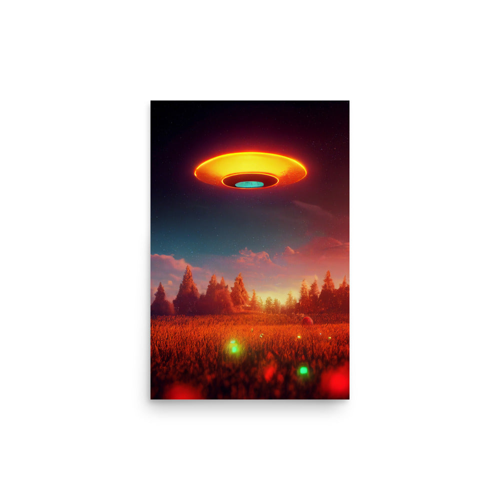 A Strange Visitor: Vibrant - Luster Poster