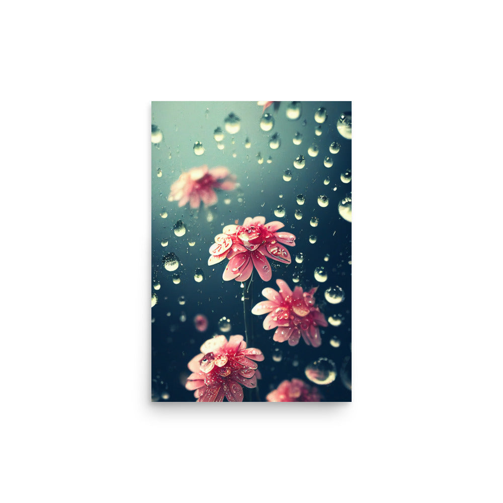 Calming Rain: Neutral - Luster Poster