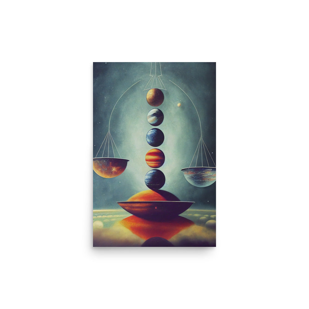 Balancing Act: Neutral - Luster Poster