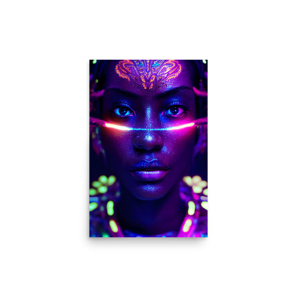 Metallic Shift: Vibrant - Luster Poster