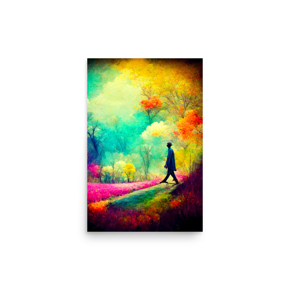 Lone Thoughts: Vibrant - Luster Poster