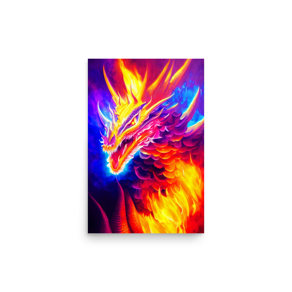 Fiery Friend: Vibrant - Luster Poster