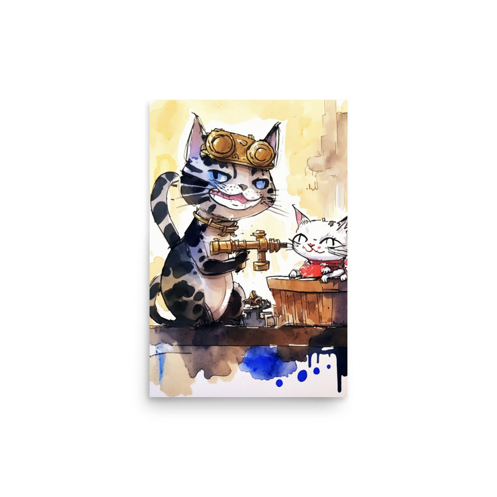 Pet Paintings: Neutral - Luster Poster