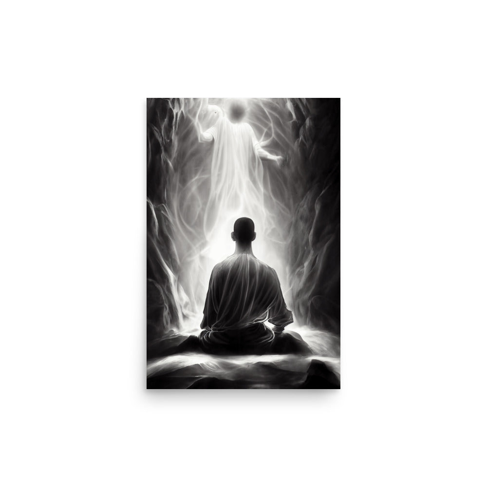 Calm Meditations: B&W - Luster Poster