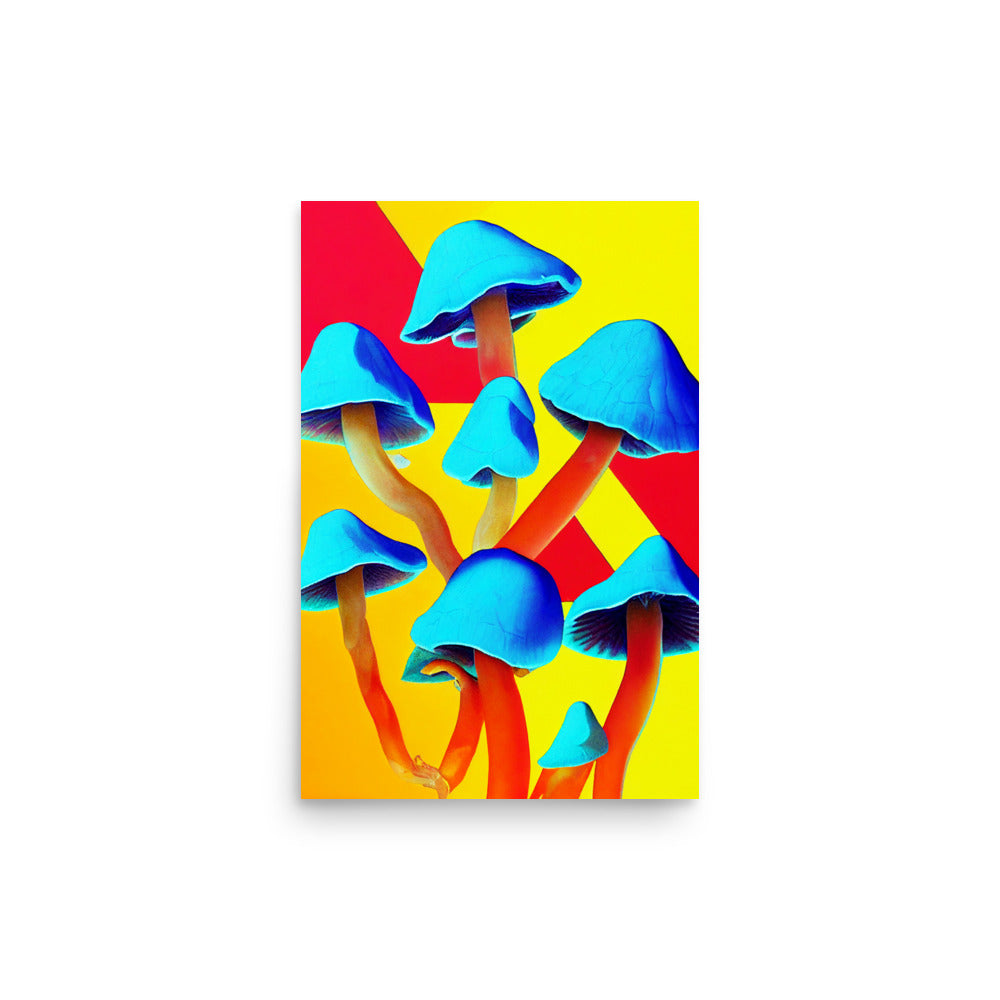 Mushroom Magic: Vibrant - Luster Poster