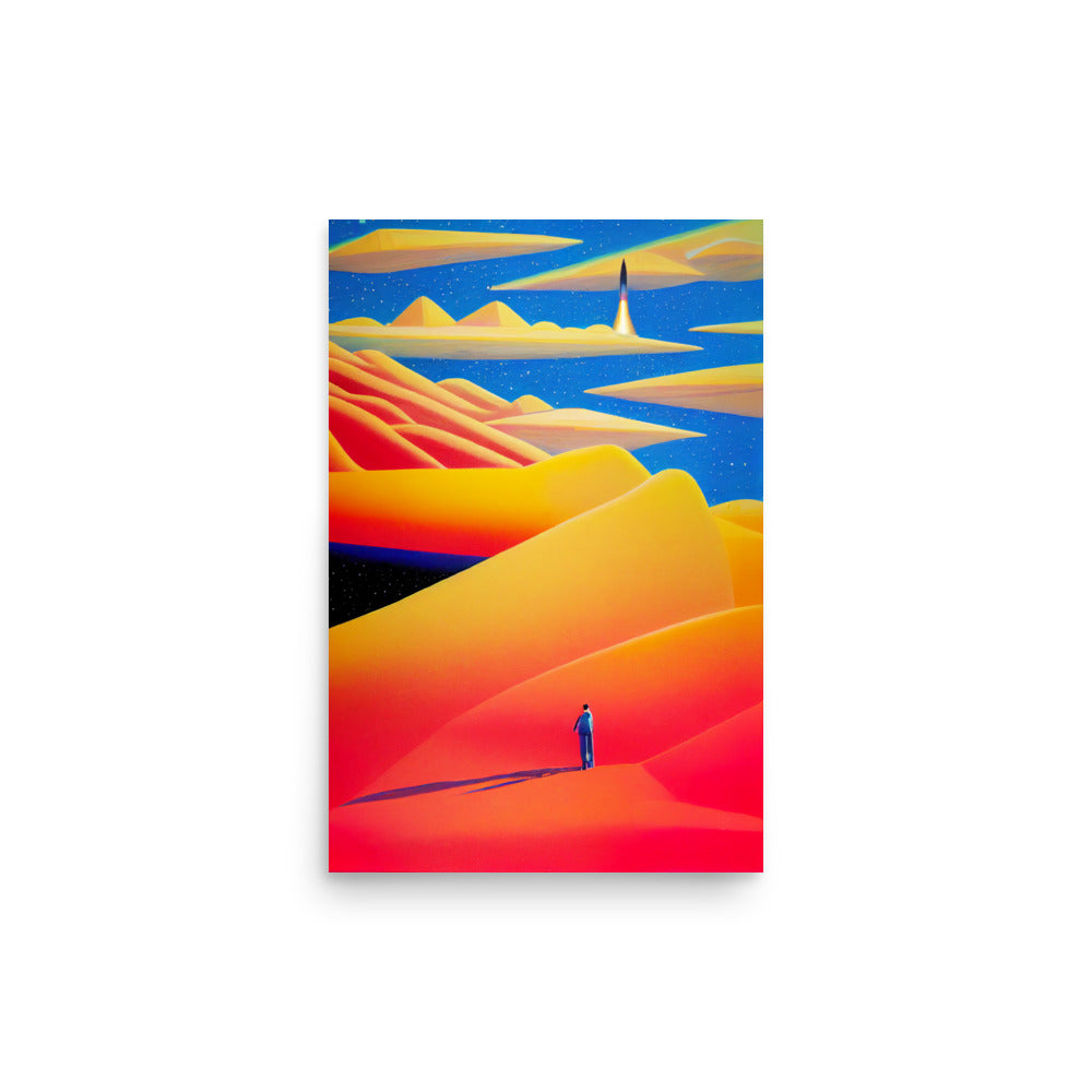 Space Race: Vibrant - Luster Poster