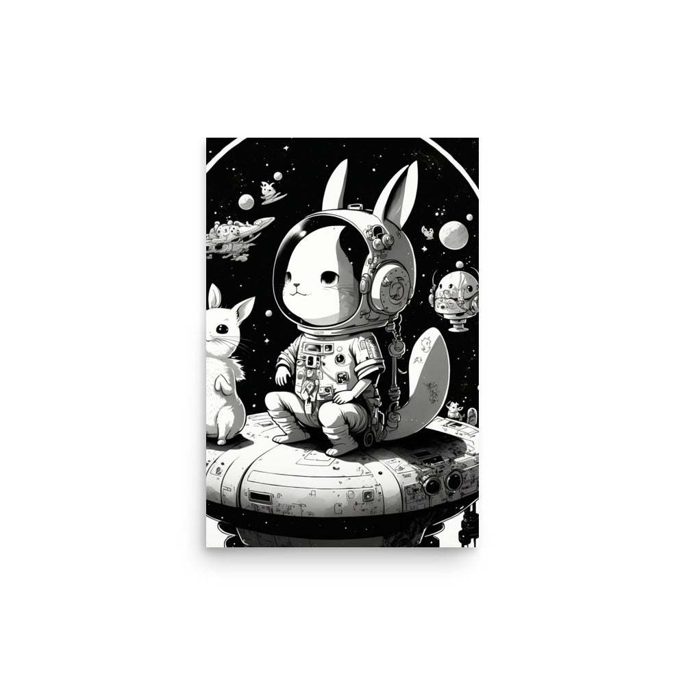 Cool Traveller: B&W - Luster Poster