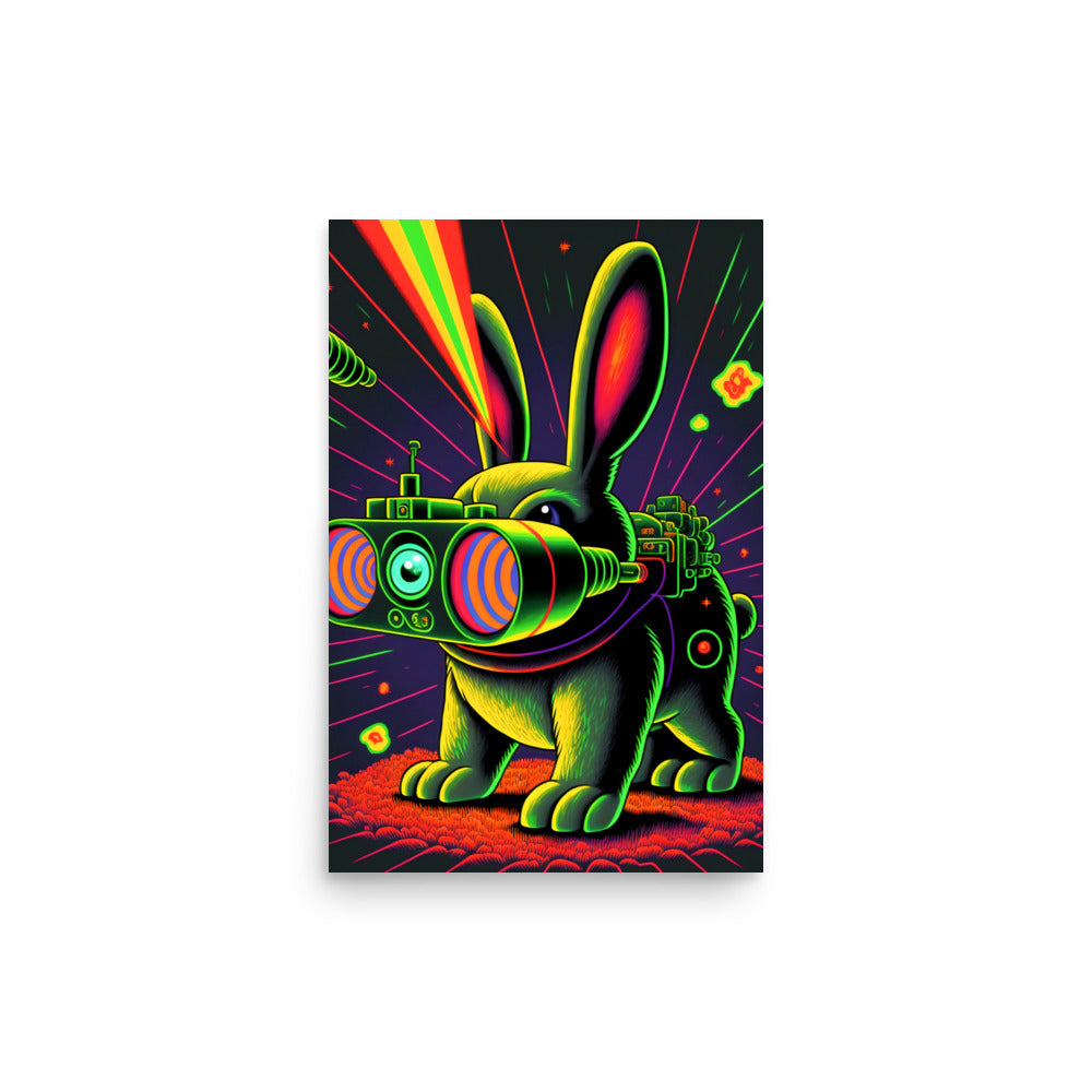 Ro-Bunny: Vibrant - Luster Poster