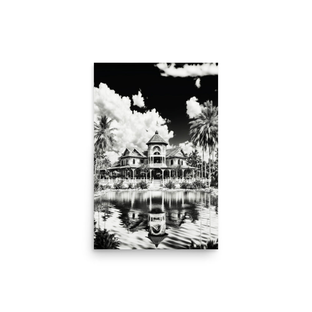 Holiday Home: B&W - Luster Poster