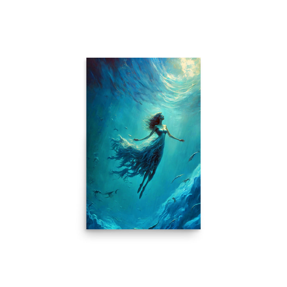 Wave Walker: Neutral - Luster Poster