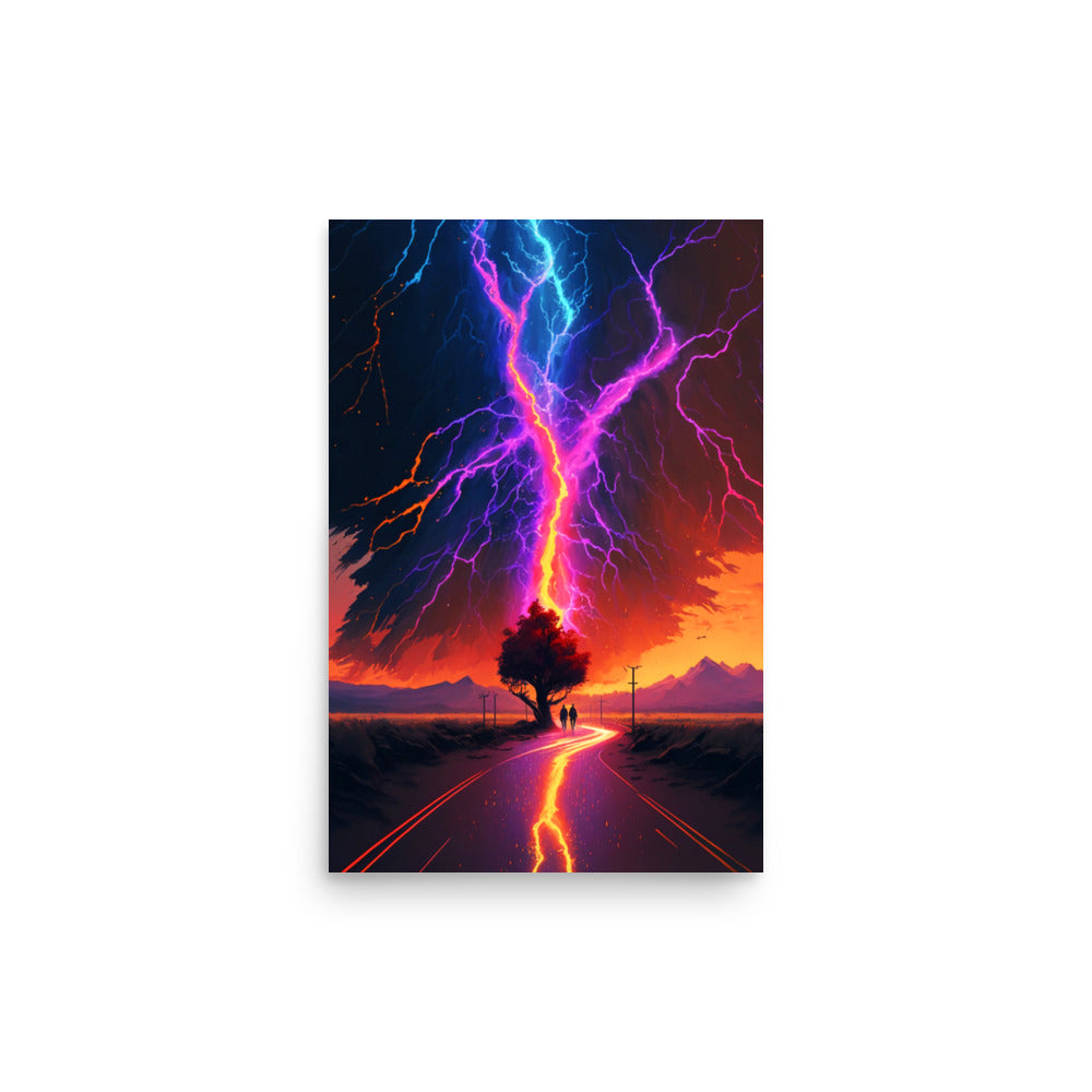 Electrical Energy: Vibrant - Luster Poster