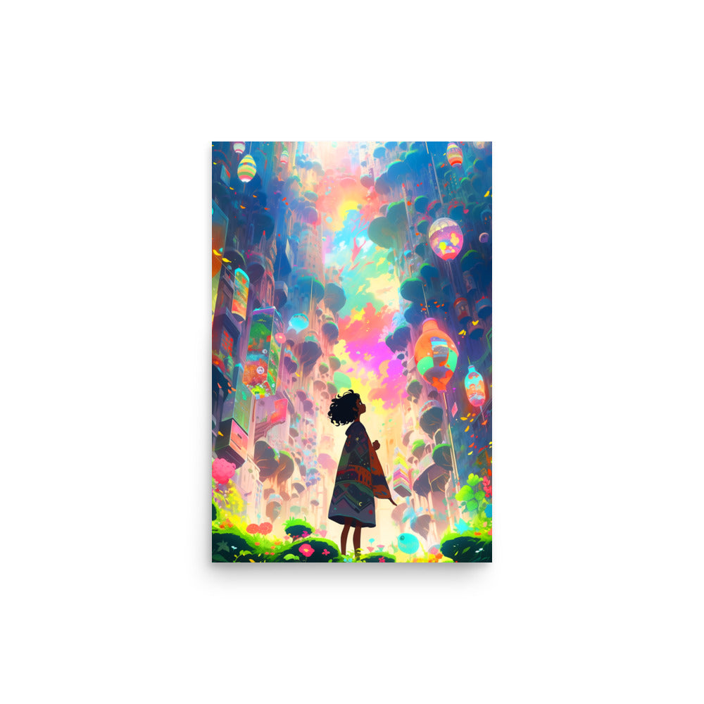 Energy Explorer: Vibrant 3/4 - Luster Poster