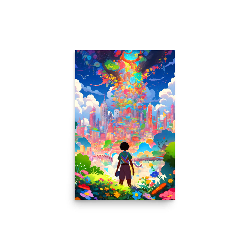 Energy Explorer: Vibrant 4/4 - Luster Poster