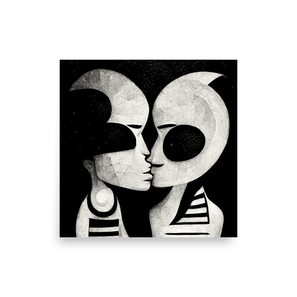 Ancient Love: B&W - Luster Poster