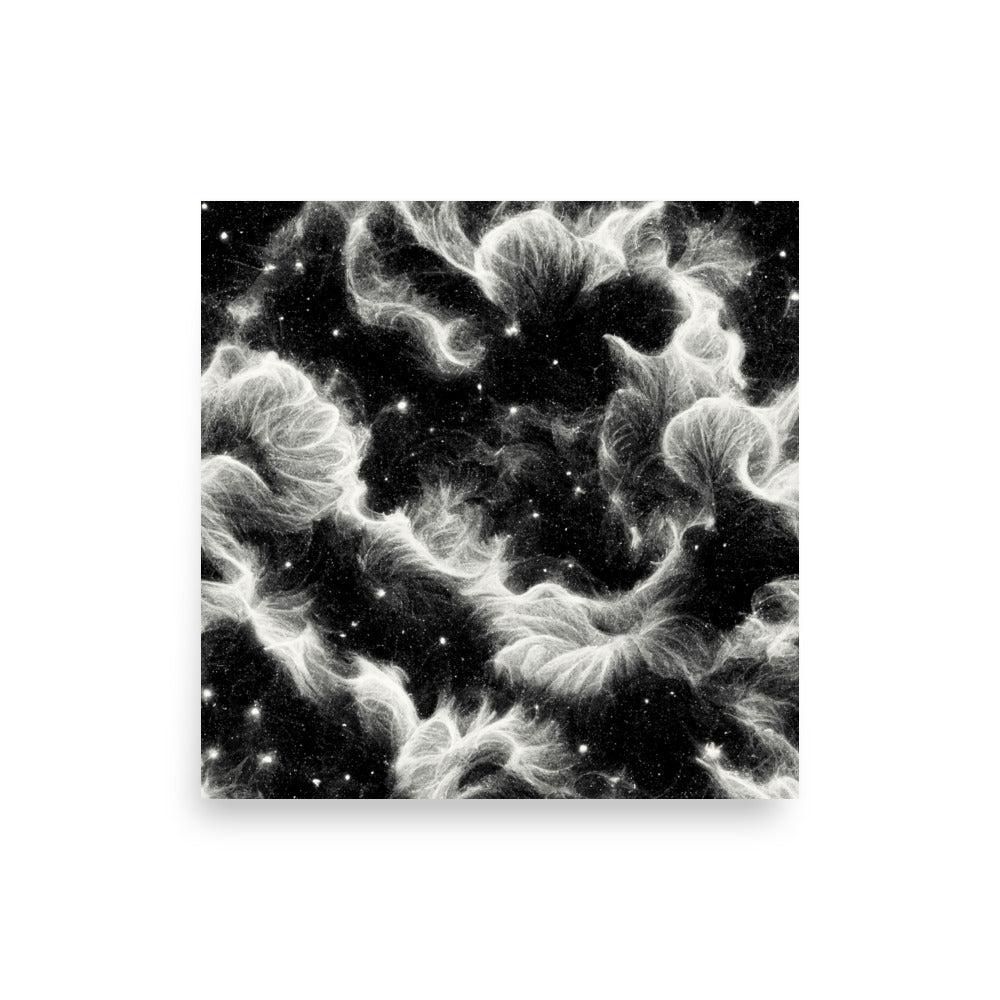 Star Gazing: B&W - Luster Poster