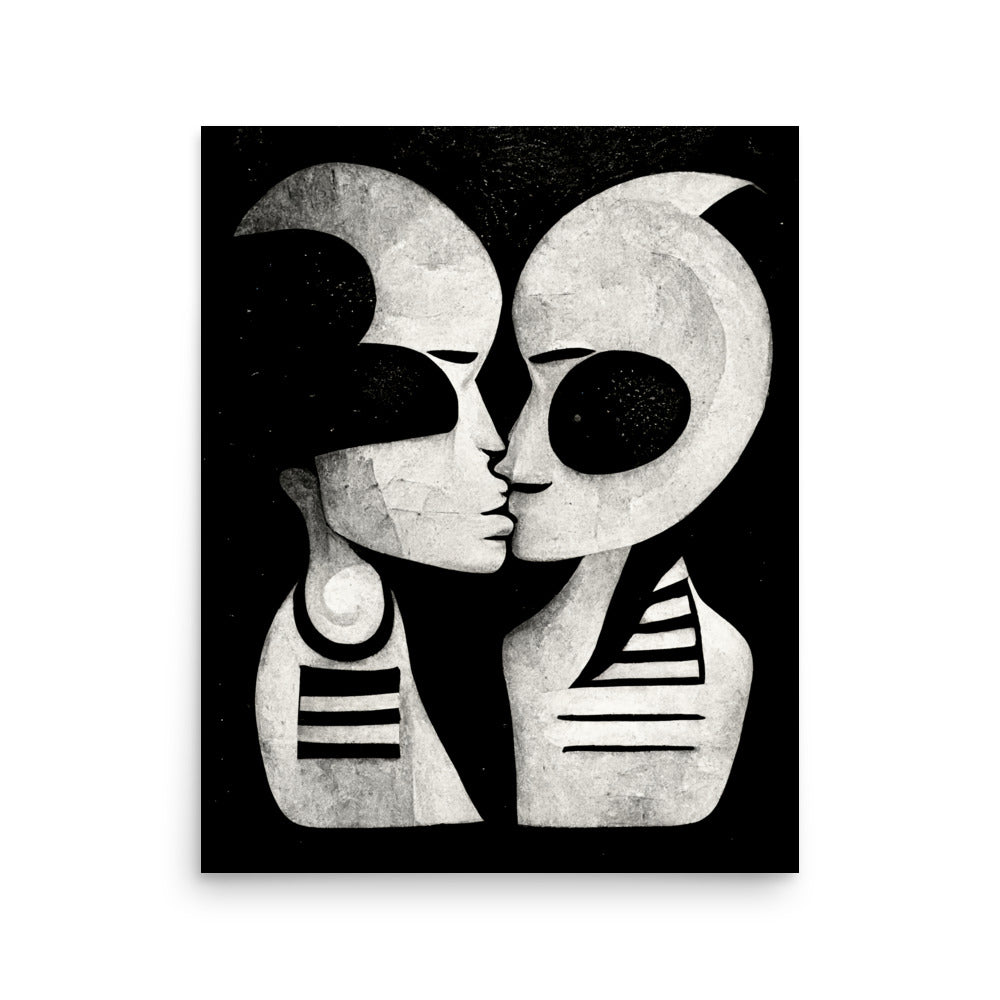 Ancient Love: B&W - Luster Poster