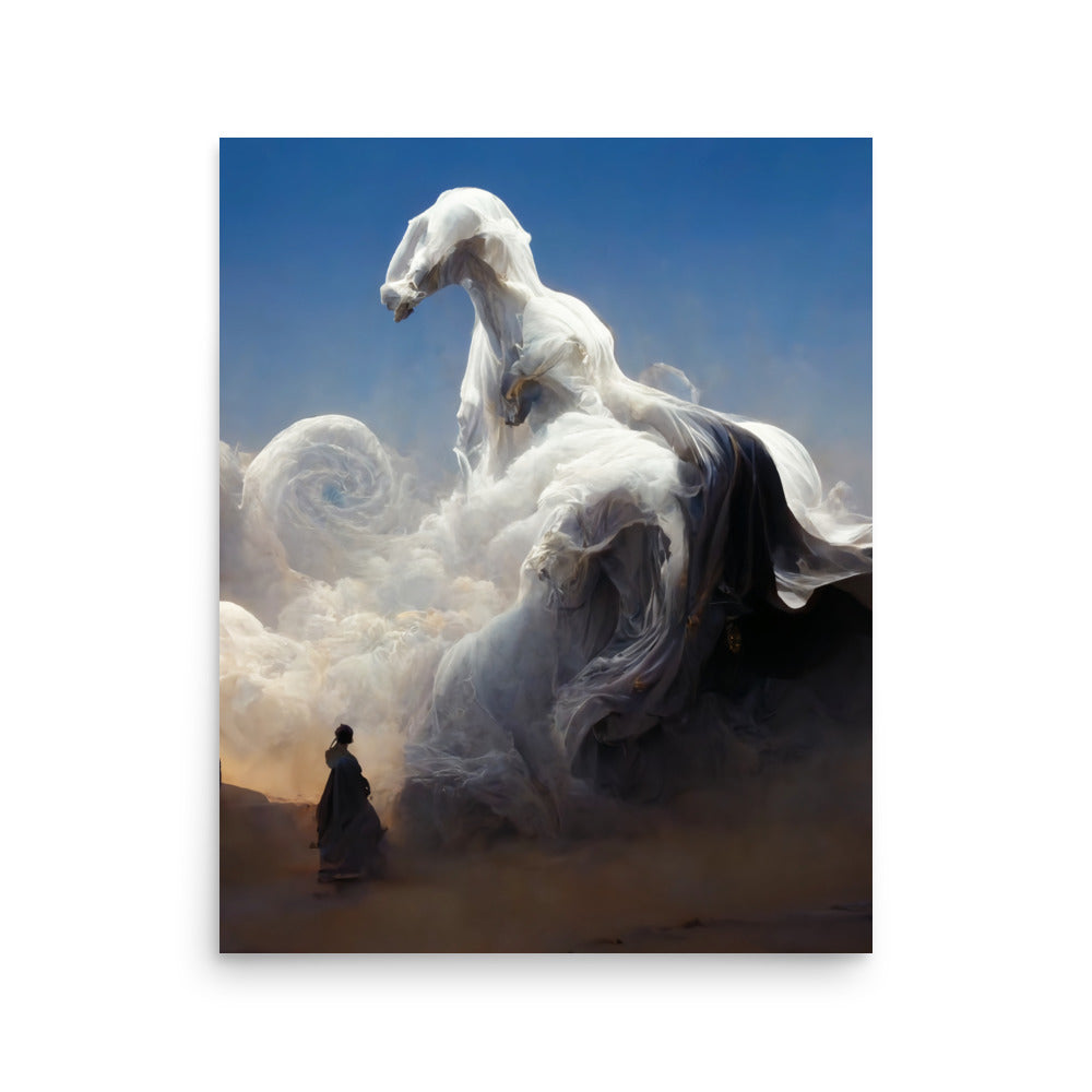 Ghost Horse: Neutral - Luster Poster