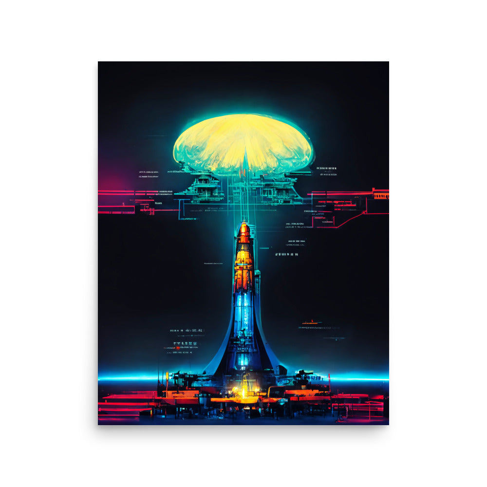 Rocket Design: Vibrant - Luster Poster