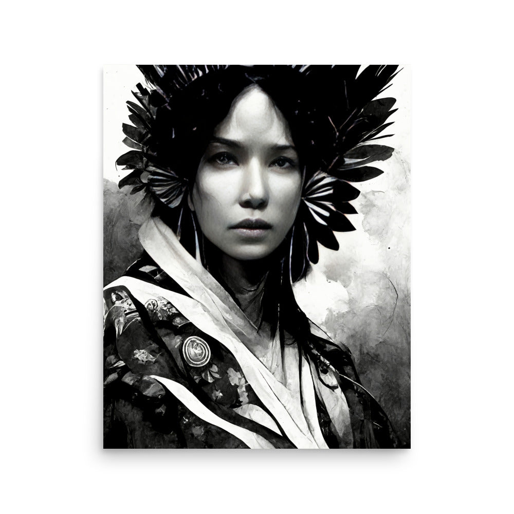 Elemental Power: B&W - Luster Poster