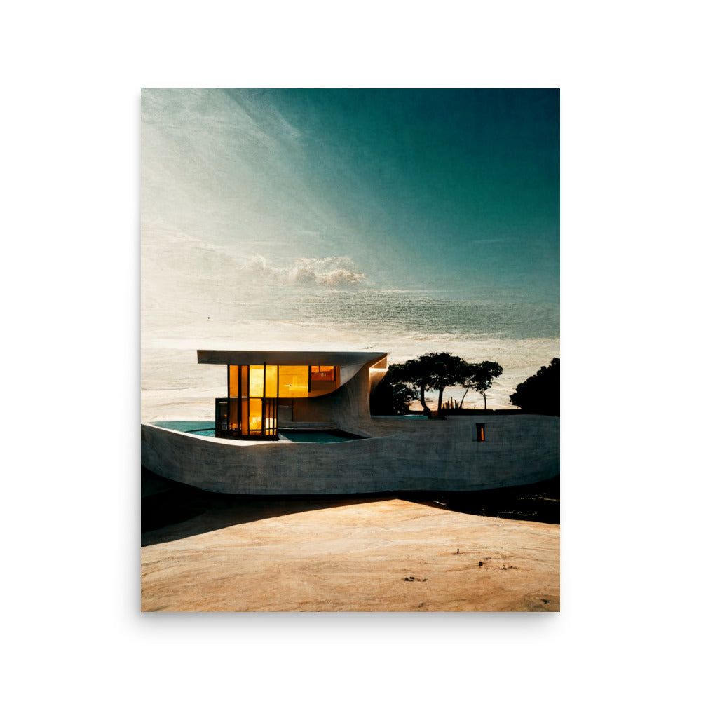 Vacation Views: Neutral - Luster Poster